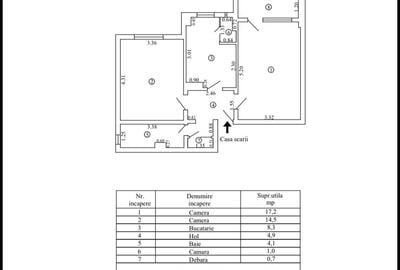 Apartament cu 2 camere decomandat în Mazepa 2