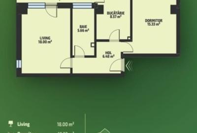 Apartament cu 2 camere decomandat în Tătărași - 1