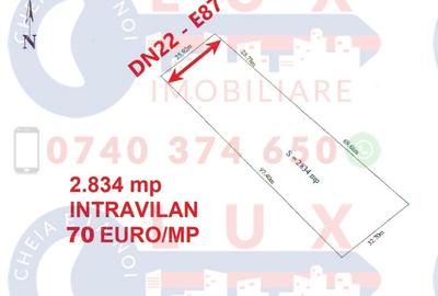 Teren de 2834 mp, în Peco