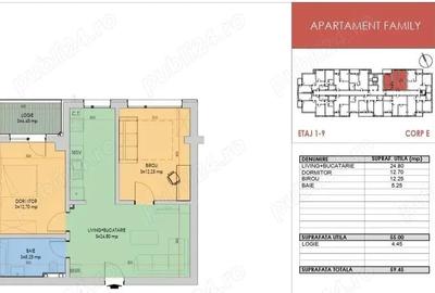 Apartament cu 2 camere semidecomandat în Berceni