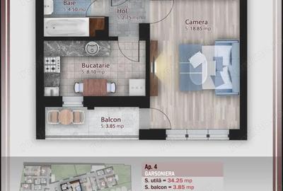 Garsoniera Premium Plaza Stefan cel Mare direct dezvoltator - 4