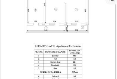 Apartament cu 2 camere decomandat în Valea Lupului - 4