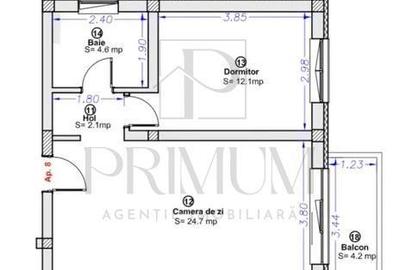 ARADULUI - 2 Camere - Parcare privata - Etajul 1 - Bloc nou - Mobilat si utilat - 6