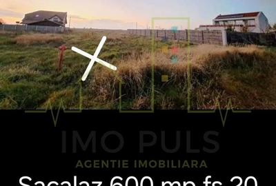 Teren Construcții intravilan de 600 mp, în Săcălaz