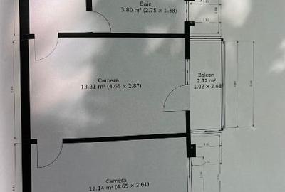 De vânzare, apartament cu 2 camere, zona calea Sagului - 8