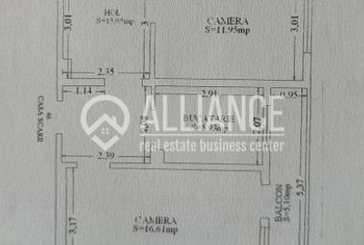 Abator/Gara (COD04)- 3 camere decomandate - 5