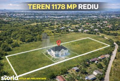 Teren de 1178 mp, în Valea Lupului