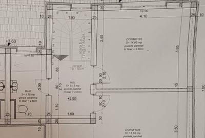 3 CAMERE, DESPARTIT PRIN C.T , SUPRAFATA GENEROASA - 8
