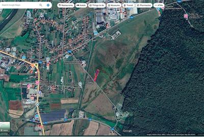 18 € x2900 mp teren intravilan langa centura de ocolire a municipiului Reghin - 2