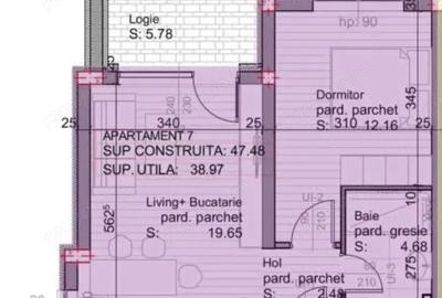 Variante de apartament 2 camere, 53 mp, zona Independentei - 2