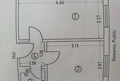 Apartament cu 2 camere decomandat în Central - 2