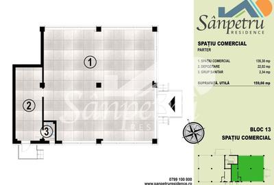 Spațiu comercial, de 160 mp, în Sânpetru - 2