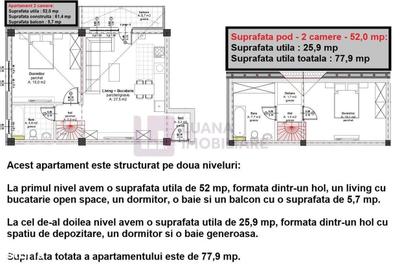 Apartament cu 3 camere în Central - 3