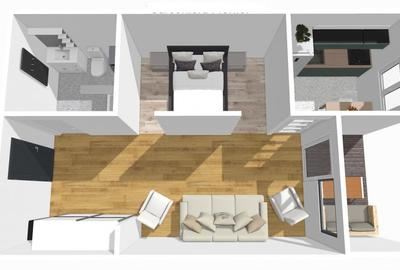 Garsonieră decomandată în Veterani - 3