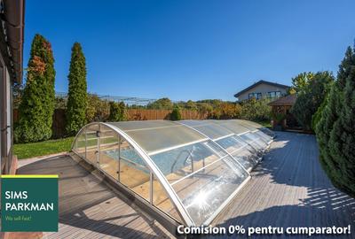 Snagov – Nufarului, Casa 254 mp cu piscina, sauna si semineu | 0% - 3