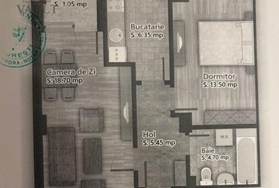 Apartament cu 2 camere -51,75 Mp-Pallady - 6