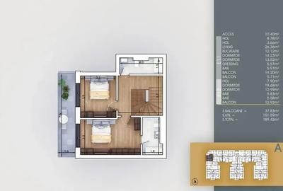 Apartament cu 5 camere decomandat în Titan - 3