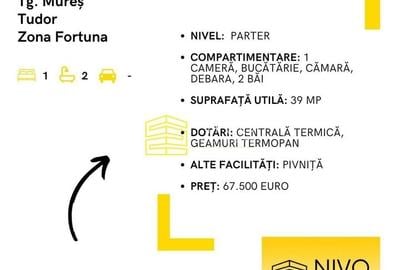 Apartament 1 cameră - Tg. Mureș - Tudor - Zona Fortuna - 6