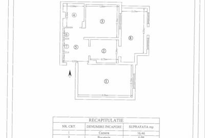 Apartament cu 2 camere decomandat în Central