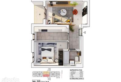 Apartament cu 2 camere în Central - 6