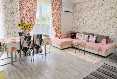 Apartament cu 2 camere semidecomandat, mobilat în Giroc