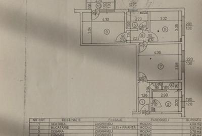 Apartament cu 3 camere semidecomandat, mobilat în 1 Mai - 9