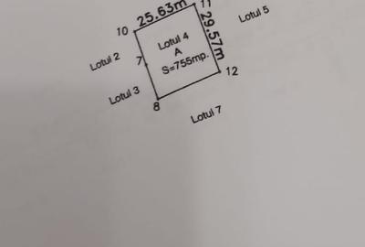 Teren Construcții intravilan de 755 mp, în Proaspeți - 2