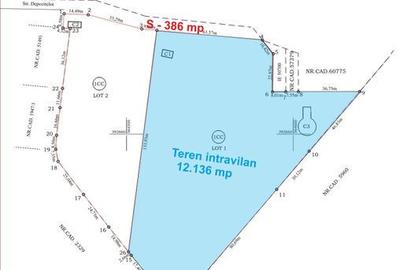 Teren de 12522 mp, în Central - 3