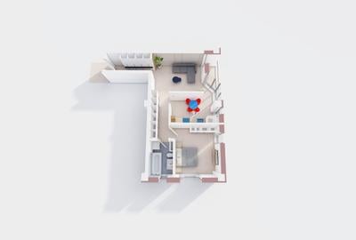 Apartament nou 54 mp, 2 camere, open-space, de vanzare, Profi Visan, Cod 158944 - 3