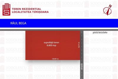 Teren 8,800 mp zona Freidorf /canalul Bega - 3