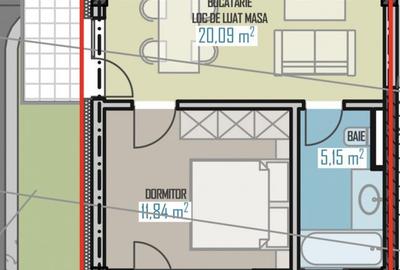 Apartament cu 2 camere în Dâmbul Rotund - 3
