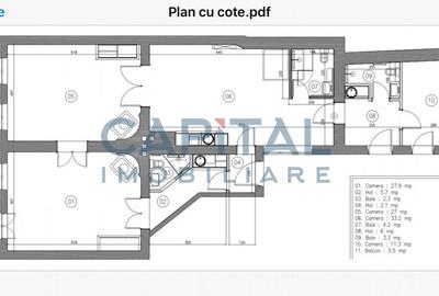 Apartament cu 4 camere semidecomandat, mobilat în Ultracentral - 16