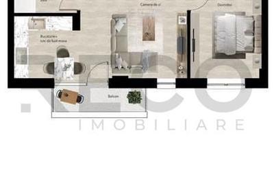 Apartament cu 2 camere în Sânmartin - 5