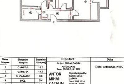 Apartament cu 2 camere decomandat, mobilat în Titan - 1