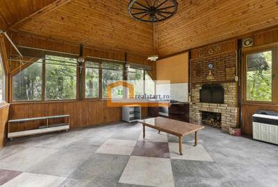 Breaza, Vedere Padure, 5000mp teren, D+P+1E+M, semineu, foisor - 2