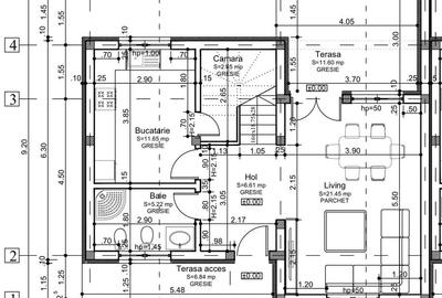 1/2 Duplex P+1, 4 camere, 101mp utili 288mp teren Cartierul Primaverii - 7
