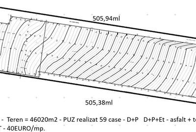 Aroneanu - Dorobant TEREN 46000mp PUZ realizat 59 de case la str principala cu t - 11