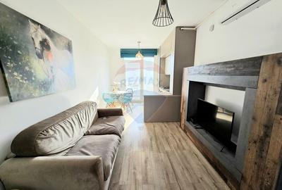 Apartament cu 2 camere semidecomandat, mobilat în Aurel Vlaicu