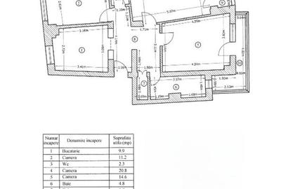 Apartament cu 3 camere decomandat, mobilat în Basarabia