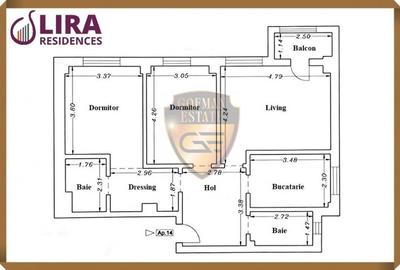 Apartament cu 3 camere decomandat în Primo