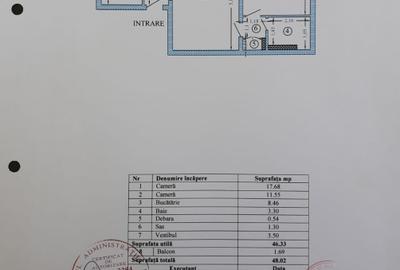 APARTAMENT 2 CAMERE-PIATA CHIBRIT-METROU 1 MAI-BLOC REABILITAT - 12