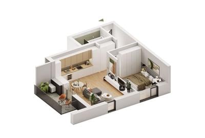 Apartament cu 2 camere în Pârneava - 2