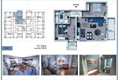 Apartament cu 3 camere decomandat în Central - 2