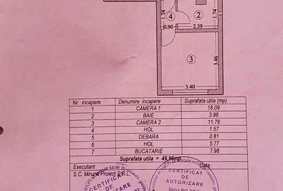 Apartament cu 2 camere decomandat în Ultracentral - 2