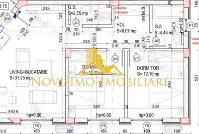 Apartament cu 3 camere în Central