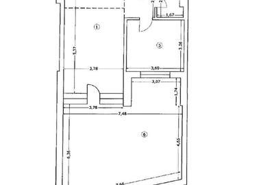 Apartament cu 2 camere semidecomandat, mobilat în Unirii - 10