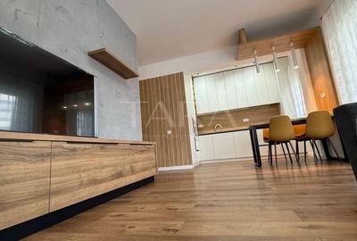 Apartament cu 2 camere semidecomandat, mobilat în Baciu