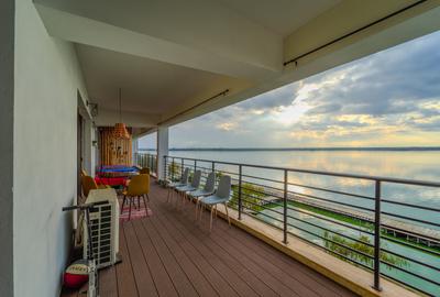 Mamaia 3 camere lux terasă cu  vedere frontala la lac parcare subterana - 35