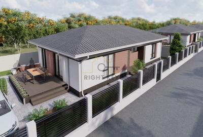Nou! Casa parter 4 cam, 100mpu, 400mpt, toate utilitatile, placa!