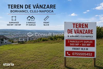 Teren de 1121 mp, în Borhanci - 2